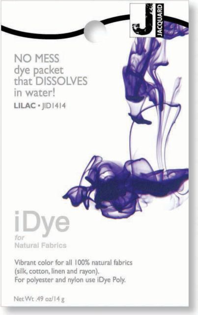 IDYE NATURAL FABRIC DYE LILAC 14 GRAM PACK