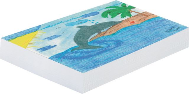 NEWSPRINT 18X24 WHITE 500 SHEET PACK