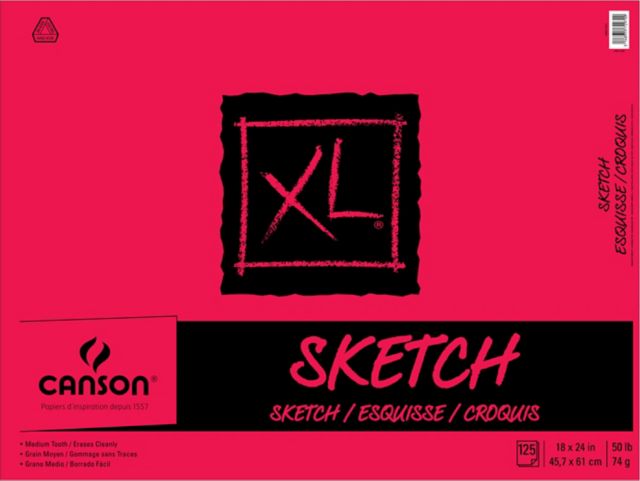 Xl Sketch Pad Foundations 18X24 125 Sheets