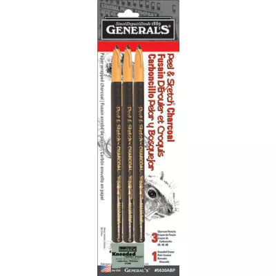 PEEL%26amp;SKETCH CHARCOAL KIT CRD - New (SKU: 215405)