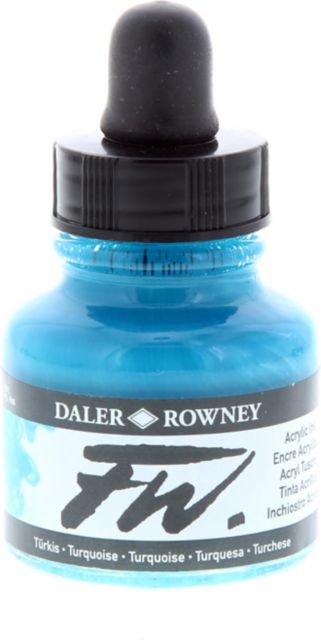 FW ACRYLIC INK 1OZ TURQUOISE