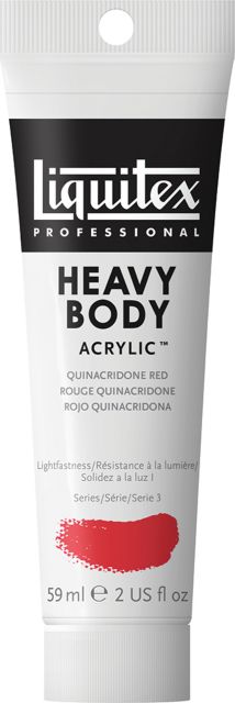 Heavy Body Acrylic 2oz Quinacrodone Red
