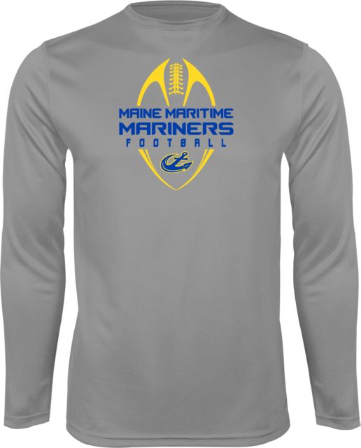 Maine Maritime Performance Longsleeve Shirt Tall Football Design - ONLINE ONLY