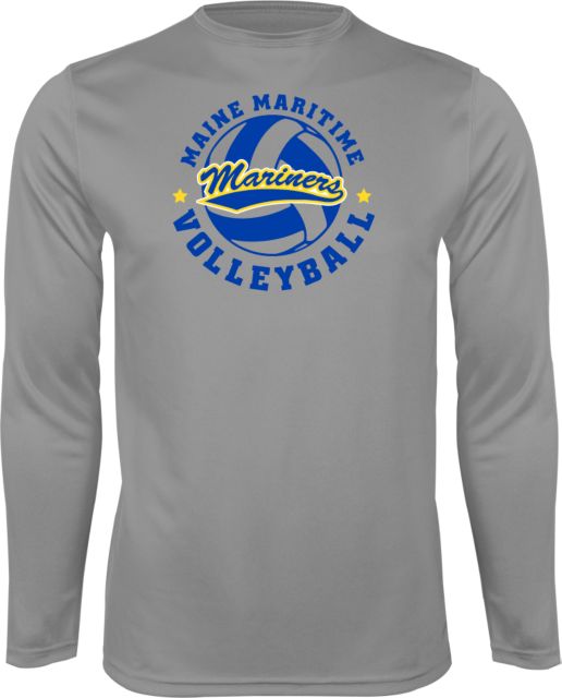 Maine Maritime Performance Longsleeve Shirt Volleyball Design - ONLINE ONLY