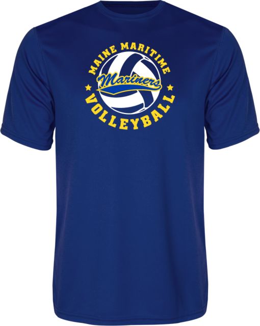 Maine Maritime Performance Tee Volleyball Design - ONLINE ONLY