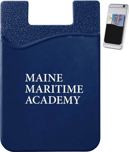 Maine Maritime Academy Silicone Card Wallet