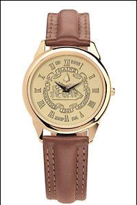WATCH/MEN BRWN LTR/BROWN/