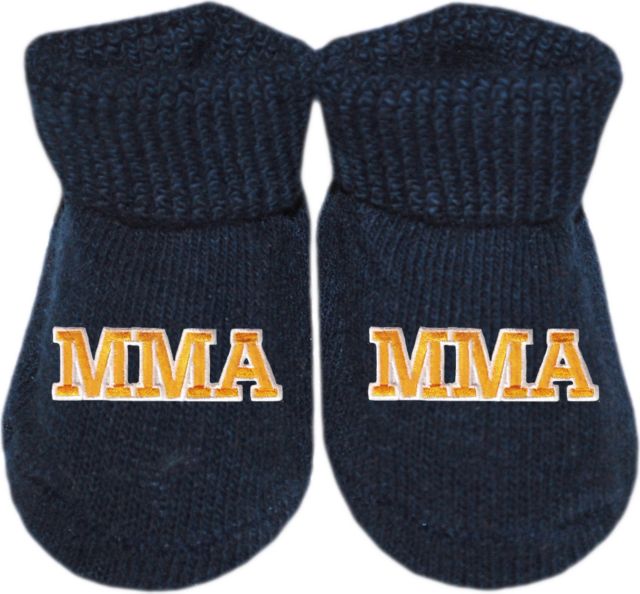 Maine Maritime Academy Baby Booties