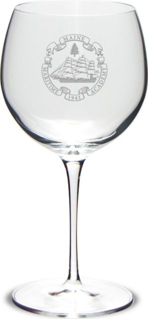 Maine Maritime Academy 18 oz. Wine Glass