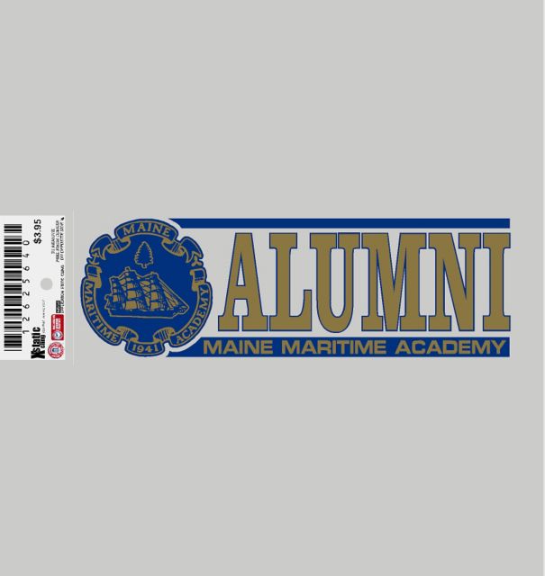 Maine Maritime Academy Alumni Cling Decal