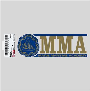 Maine Maritime Academy Cling Decal