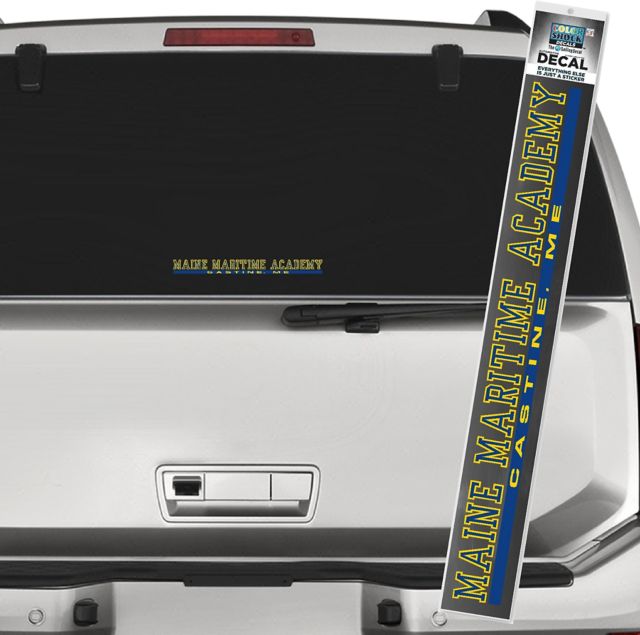 Maine Maritime Academy Strip Decal
