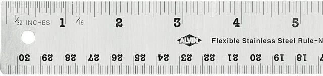 STAINLESS STEEL FLEX RULE 24in - New (SKU: 8617913)