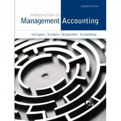 Intro to Management Accounting(w/out MyAcctLab) (Cs1-17)