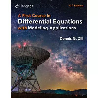 First Course in Differential Equations with Modeling Applications